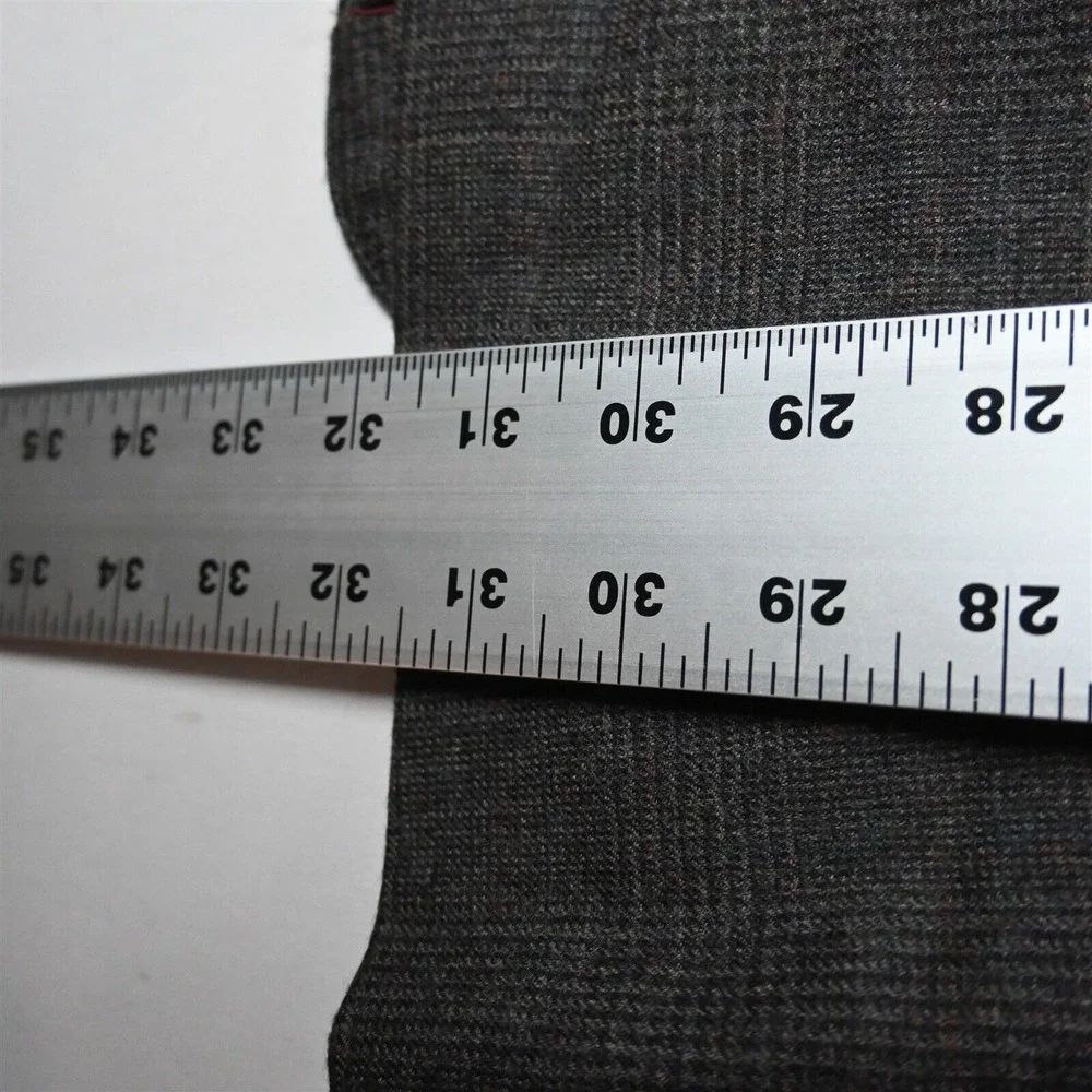NEW Deadstock Vtg USA Made 41L 42L Brown Check‎ Flannel Blazer Sport Coat Jacket